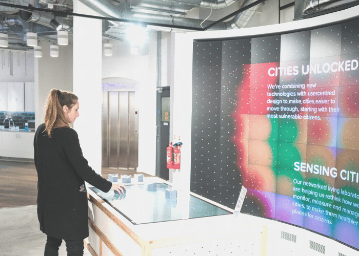 Courtney McConnochie at future of cities exhibition