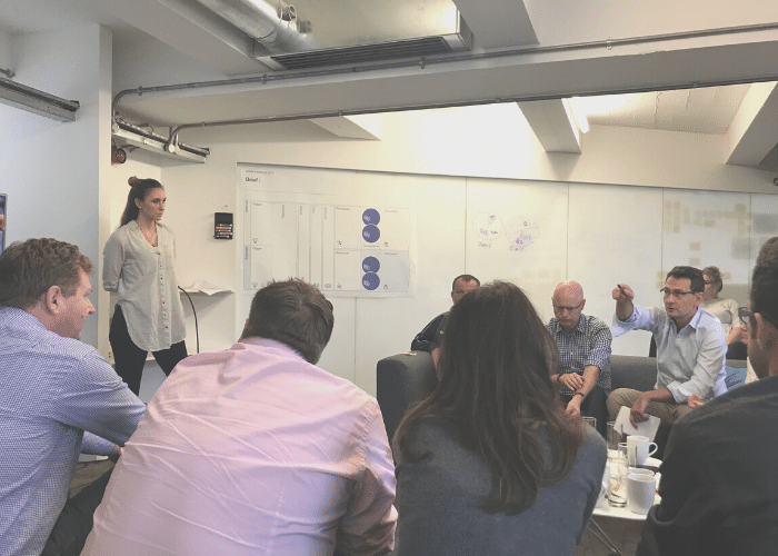 Courtney McConnochie facilitating a workshop